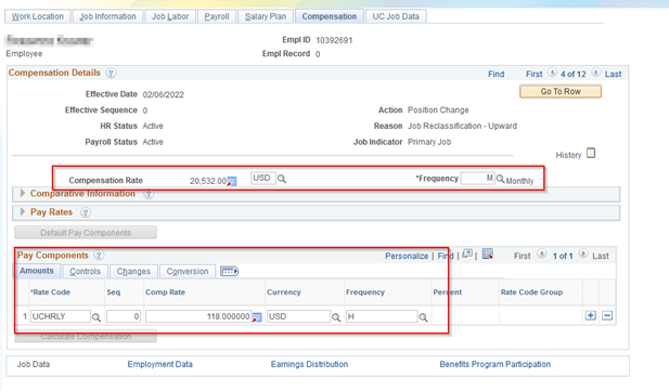 UCPath Job Data